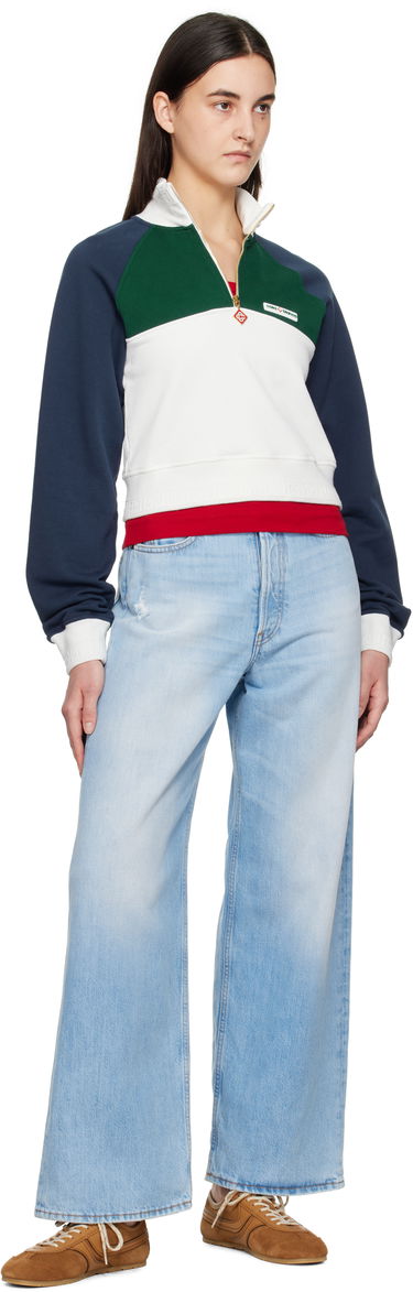 Mikina Casablanca Casablanca Quarter Zip Sweatshirt Rôznofarebný | WPS25-JTP-328-01, 3