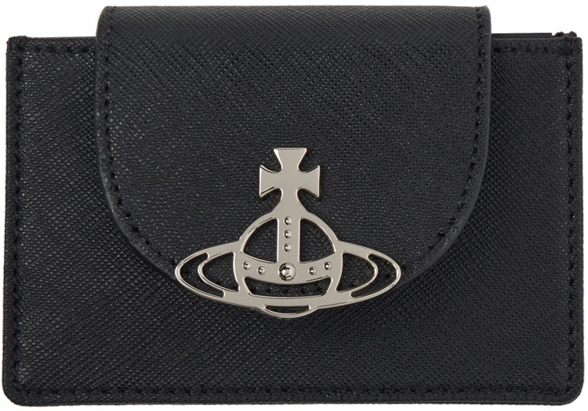 Oblečenie Vivienne Westwood Black Flap Card Holder Čierna | 5402000BW-L001N-, 0