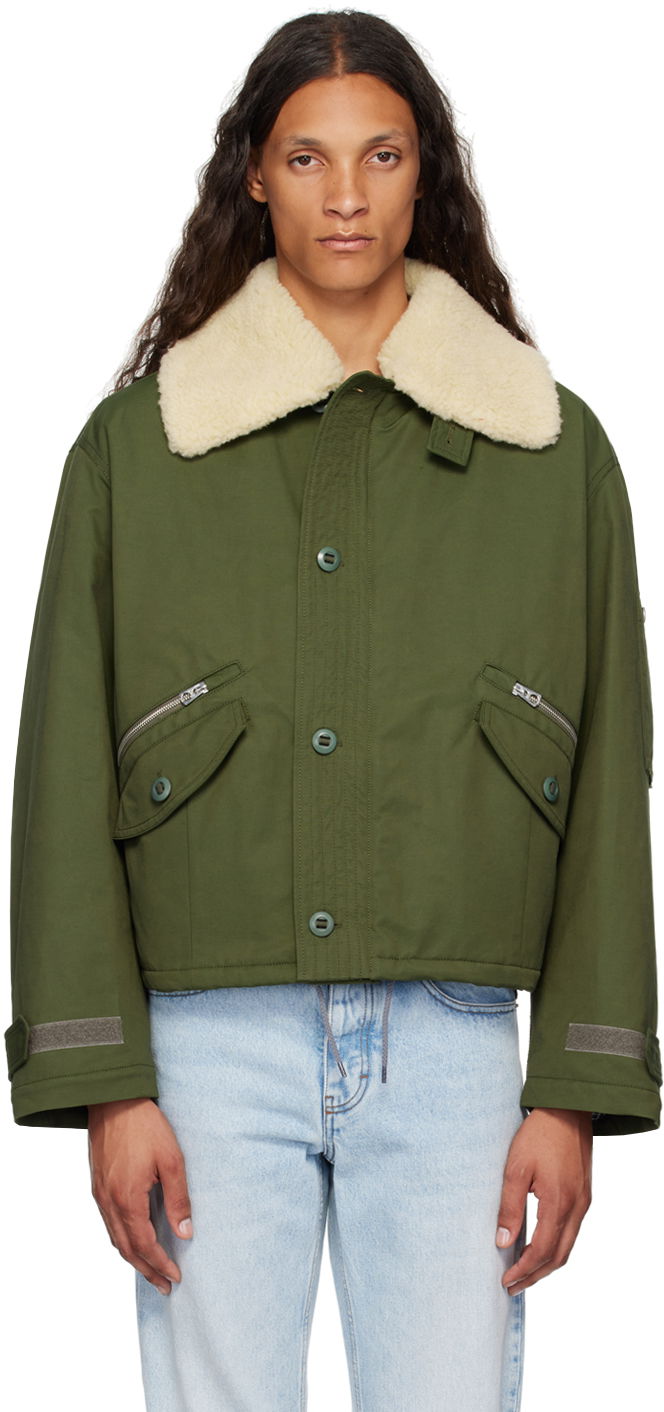Bunda KENZO Green Paris Army Flight Jacket Zelené | FE65BL1499OB, 0