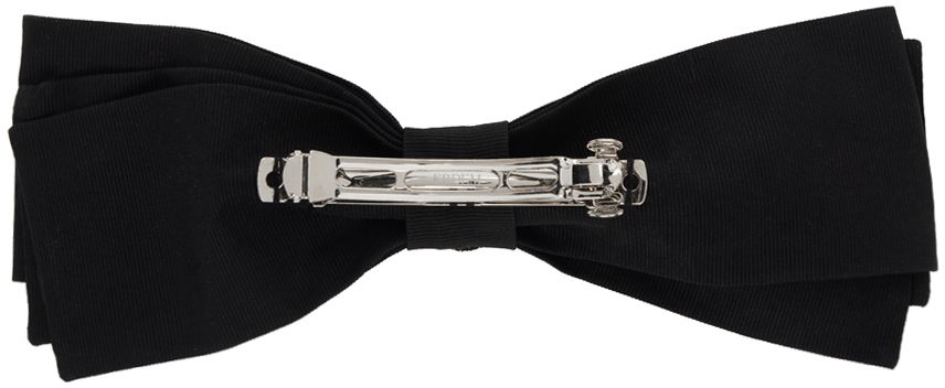 Spona Erdem Erdem Crystal-Embellished Grosgrain Bow Barrette Čierna | PS24_R1H4_BECF, 1