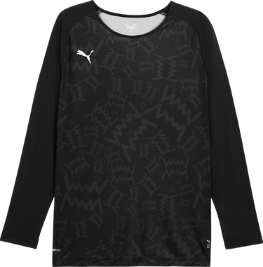 Tričko Puma Teamjaws Graphic Long Sleeve Shooting Shirt Čierna | 688450-01, 0
