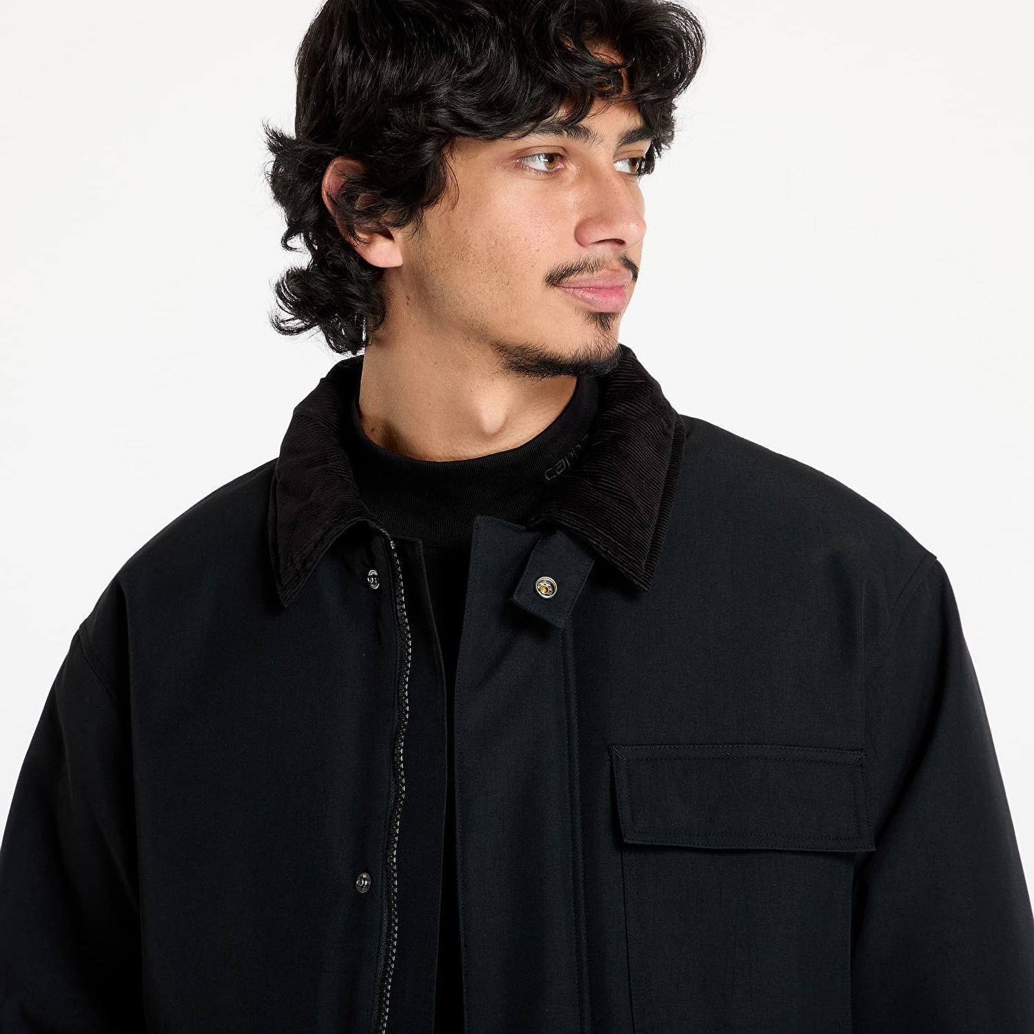 Bunda Carhartt WIP Jacket Clarton Coat UNISEX Black/ Black XS Čierna | I033870.00EXX, 1