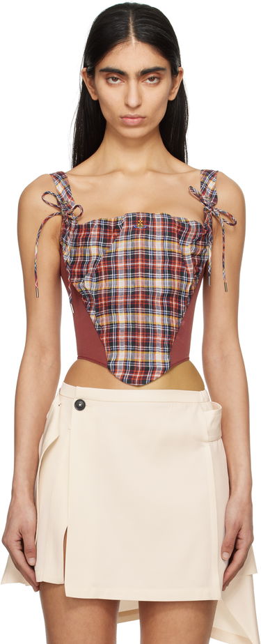 Tielko Vivienne Westwood Vivienne Westwood Puppy Corset Top Červená | 15030047-W013R-, 0