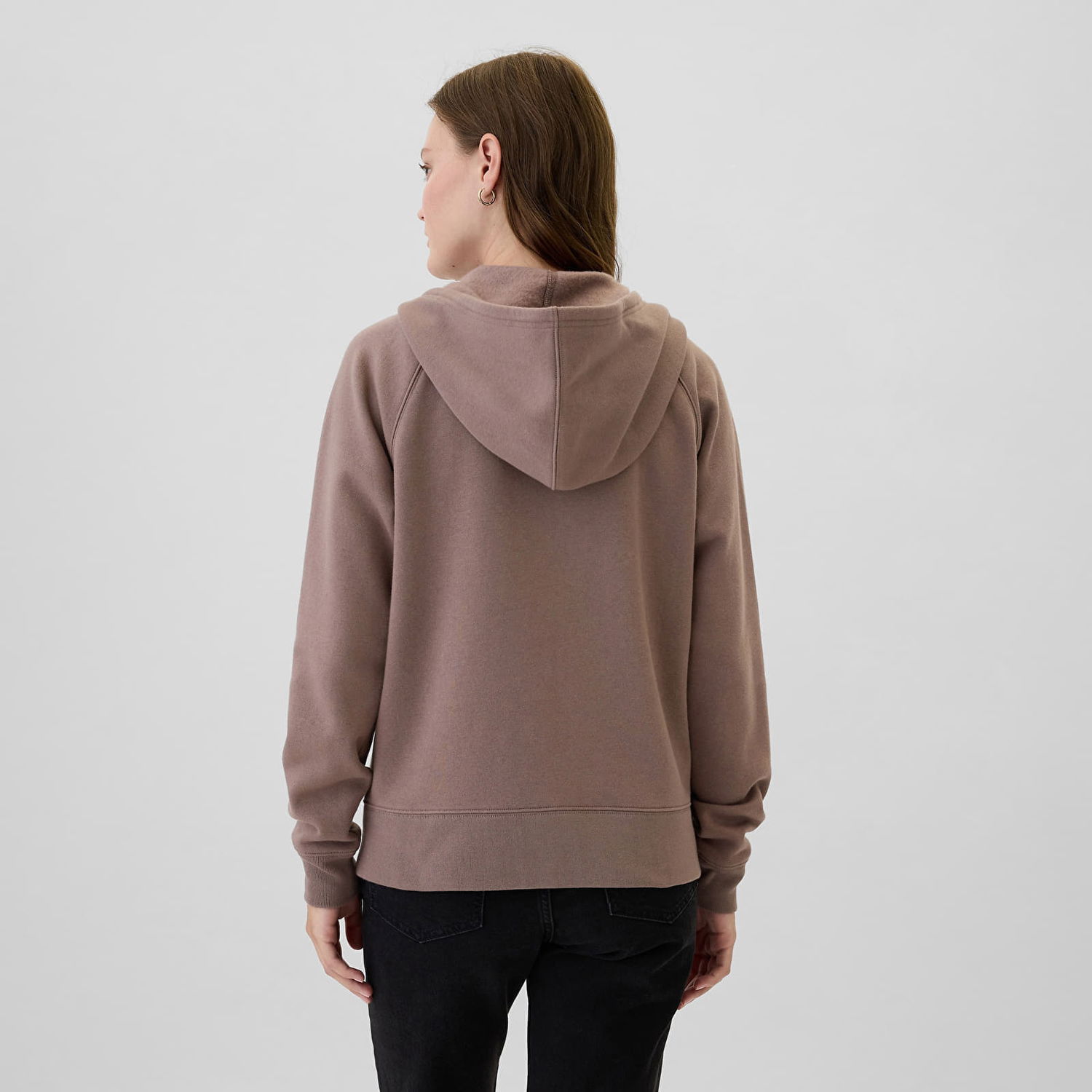 Tričko GAP Sweatshirt Logo Fullzip Hoodie Wassel/ Gold Lurex S Béžová | 463503-53, 1