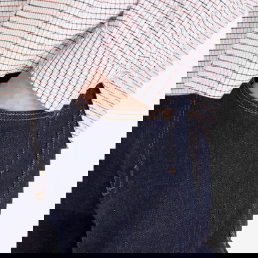 Džínsy BEAMS Beams Plus 5 Pocket Jeans Modrá | 3821-0004-791-78, 5