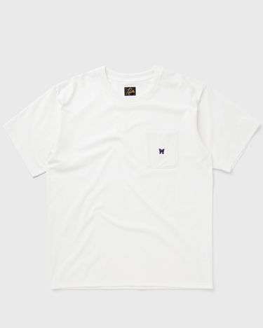 Tričko Needles S/S Crew Neck Tee Biela | OT262-A-WHITE, 0