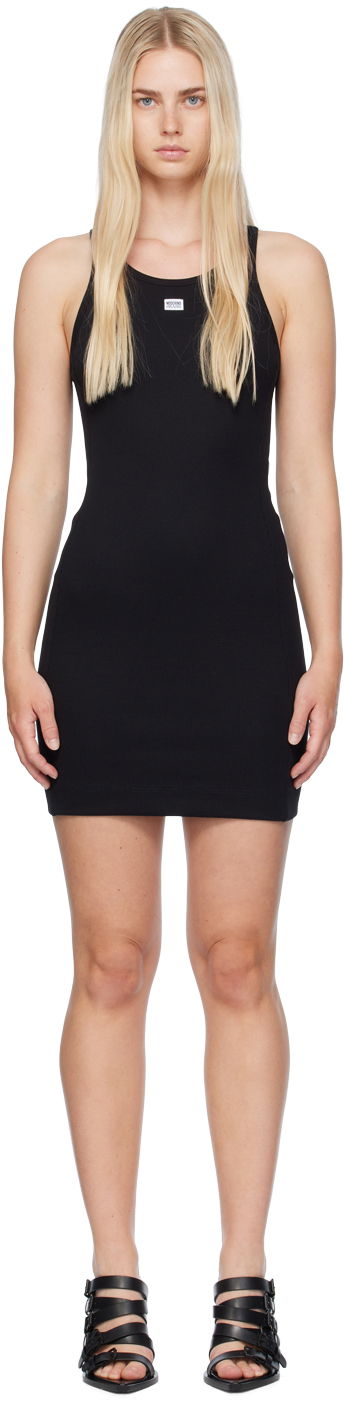 Šaty Moschino Moschino Jeans Patch Mini Dress Čierna | 242K10446, 0