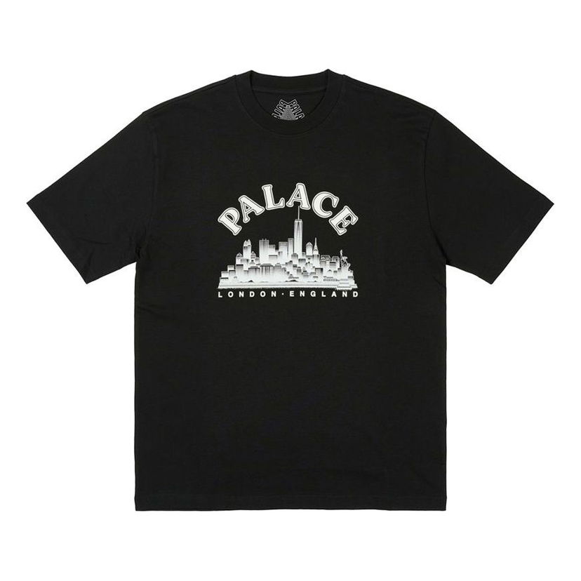 Tričko Palace Palace Skyline Graphic T-Shirt Čierna | P26TS153