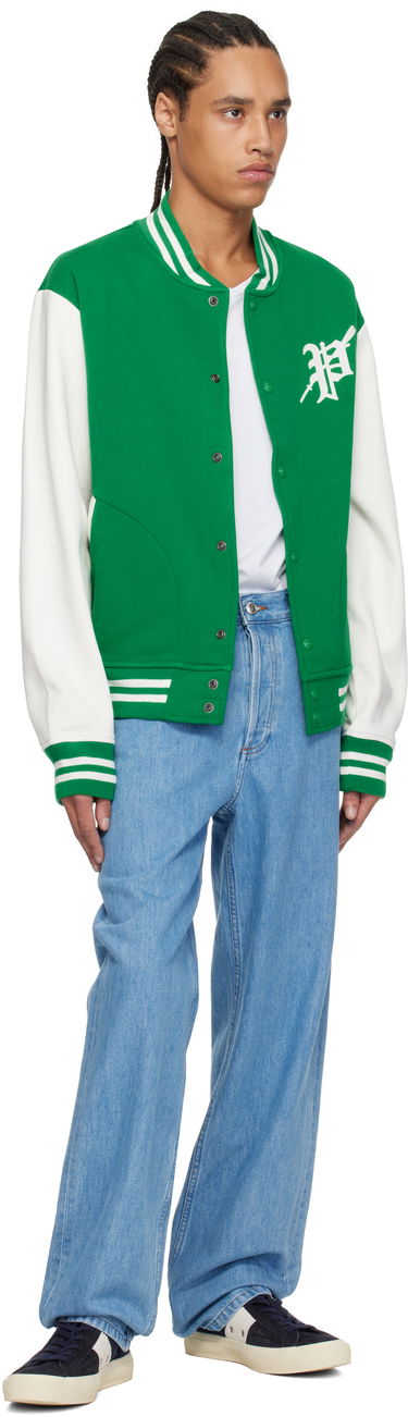 Bomber bunda Polo by Ralph Lauren Ralph Lauren Fleece Graphic Baseball Bomber Jacket Zelené | 710964712001, 3