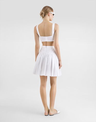 Sukňa Dolce & Gabbana Dolce & Gabbana Short Cotton Circle Skirt Biela | F4CFATFU61AW0800, 2