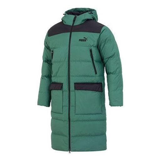 Parka Puma Long Down Jacket Zelené | 849985-25