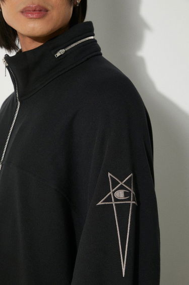 Mikina Rick Owens Rick Owens x Champion Jumbo Windbreaker Hoodie Čierna | CM01D0467, 4