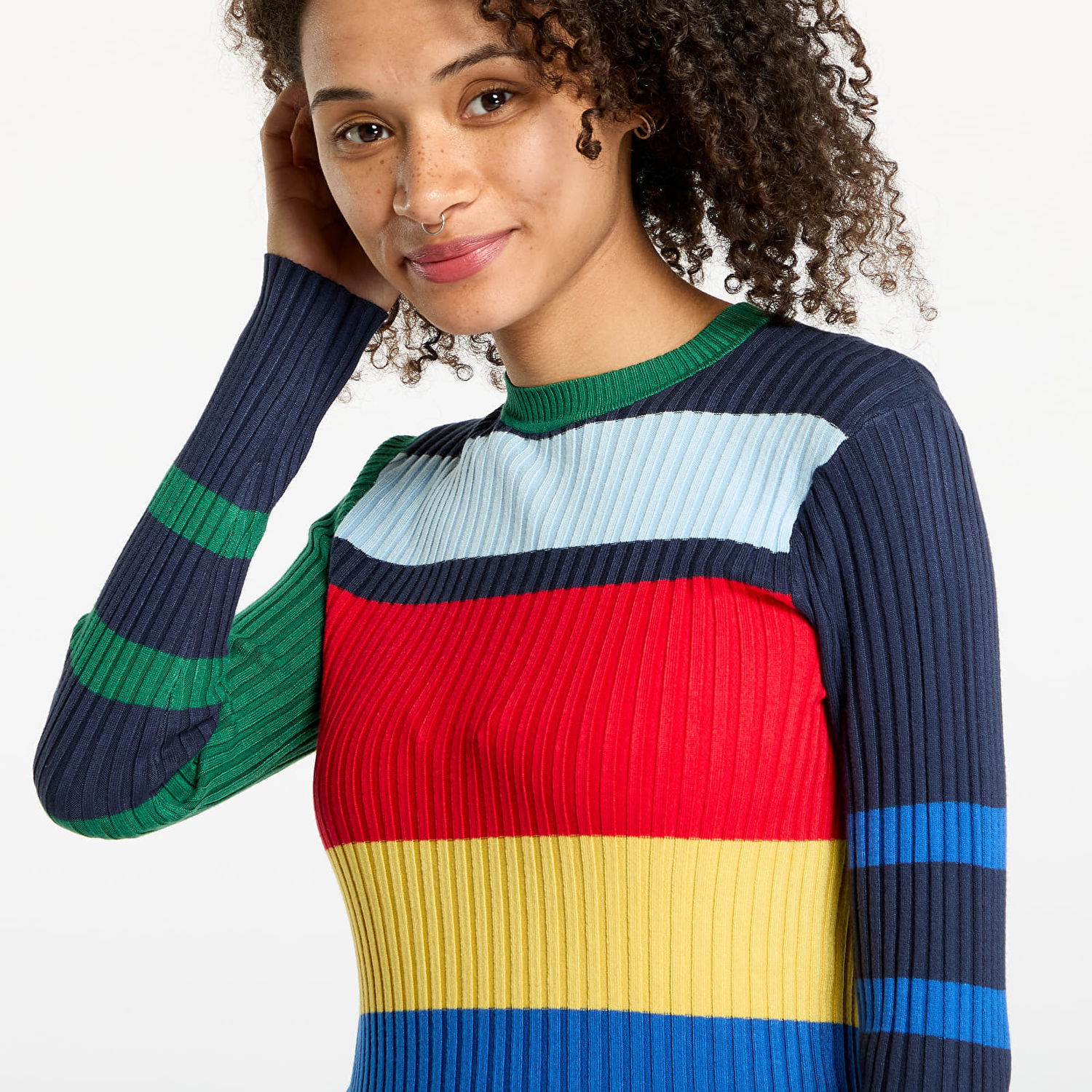 Sveter Wrangler Slim Rib Sweater Navy Navy | 112356485, 1
