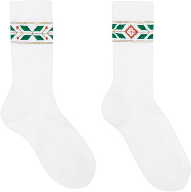 Ponožky Casablanca Laurel Sport Socks Biela | APS25-ACC-010-01, 1