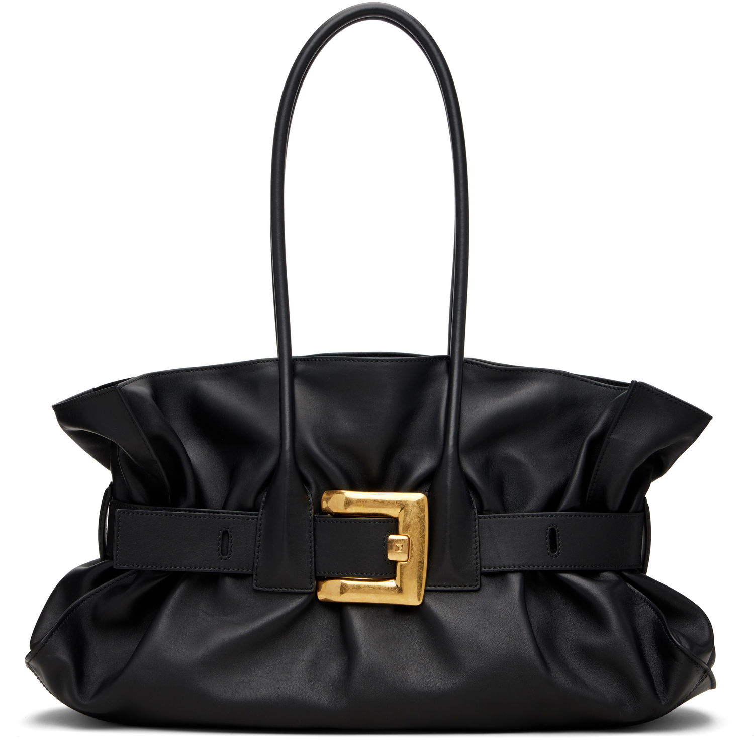 Tote bag Balmain Large Calfskin Anthem Tote Čierna | GN1DB991LSAX, 0