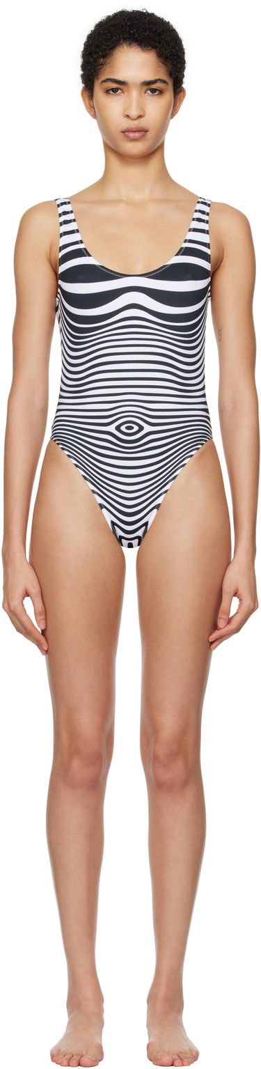 Plavky Jean Paul Gaultier Jean Paul Gaultier 'The Body Morphing' One-Piece Swimsuit Čierna | 25/33-F-MB024-J572-0100, 0