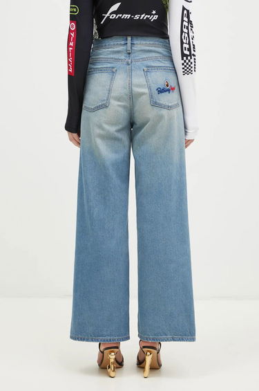 Džínsy BAPE Stone Washed High Waist Denim Jeans Modrá | 1K80250002, 2