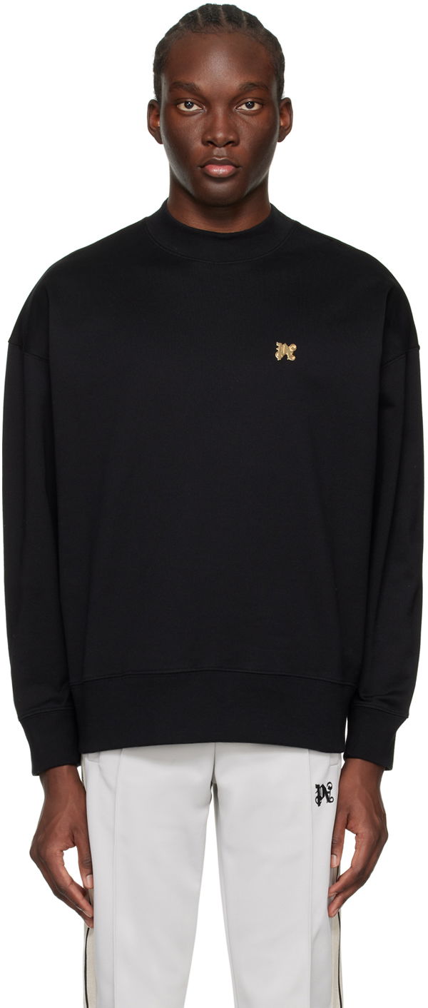 Mikina Palm Angels Plaque Sweatshirt Čierna | PMBA074R24FLE0111076, 0