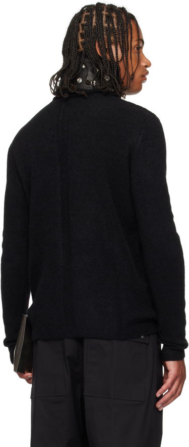 Sveter Rick Owens Rick Owens Concordians Long Sleeve Grid Knit Sweater Čierna | RU02E1670 KGRIDP, 2