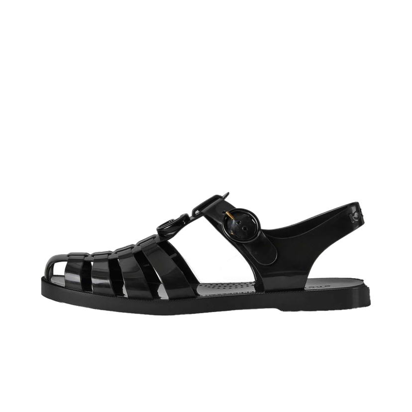 Tenisky a topánky Gucci GG Fisherman Sandal Black (Women's) Čierna | 676971JFM001000