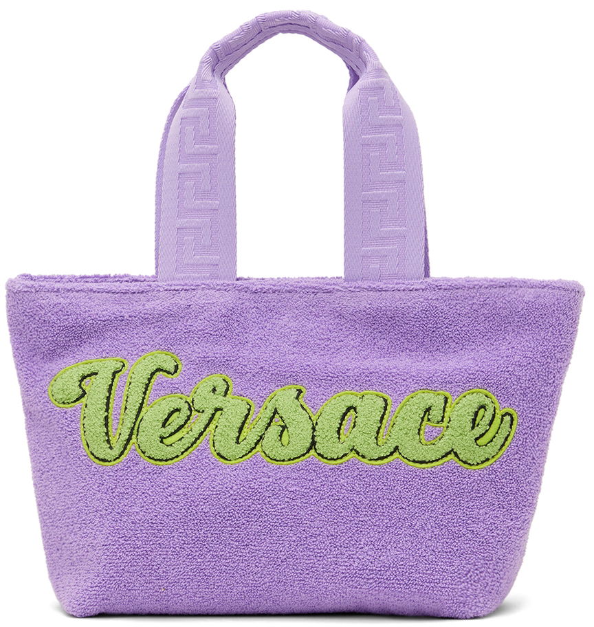 Tote bag Versace Towel Tote Bag Fialová | 1007937_1A05655, 0