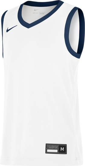 Dres Nike Team25 Sleeveless Basketball Stock Jersey Biela | a19917-101, 0
