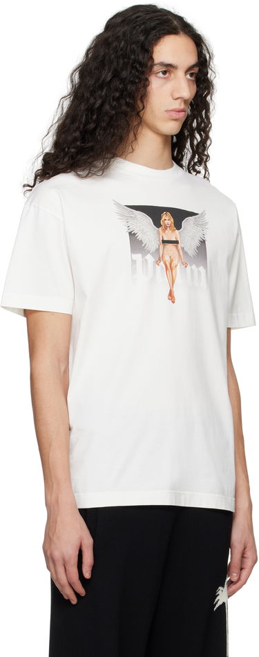 Tričko Palm Angels Palm Angels Pin Up Graphic T-Shirt Biela | PMAA001S25JER00A0310, 1