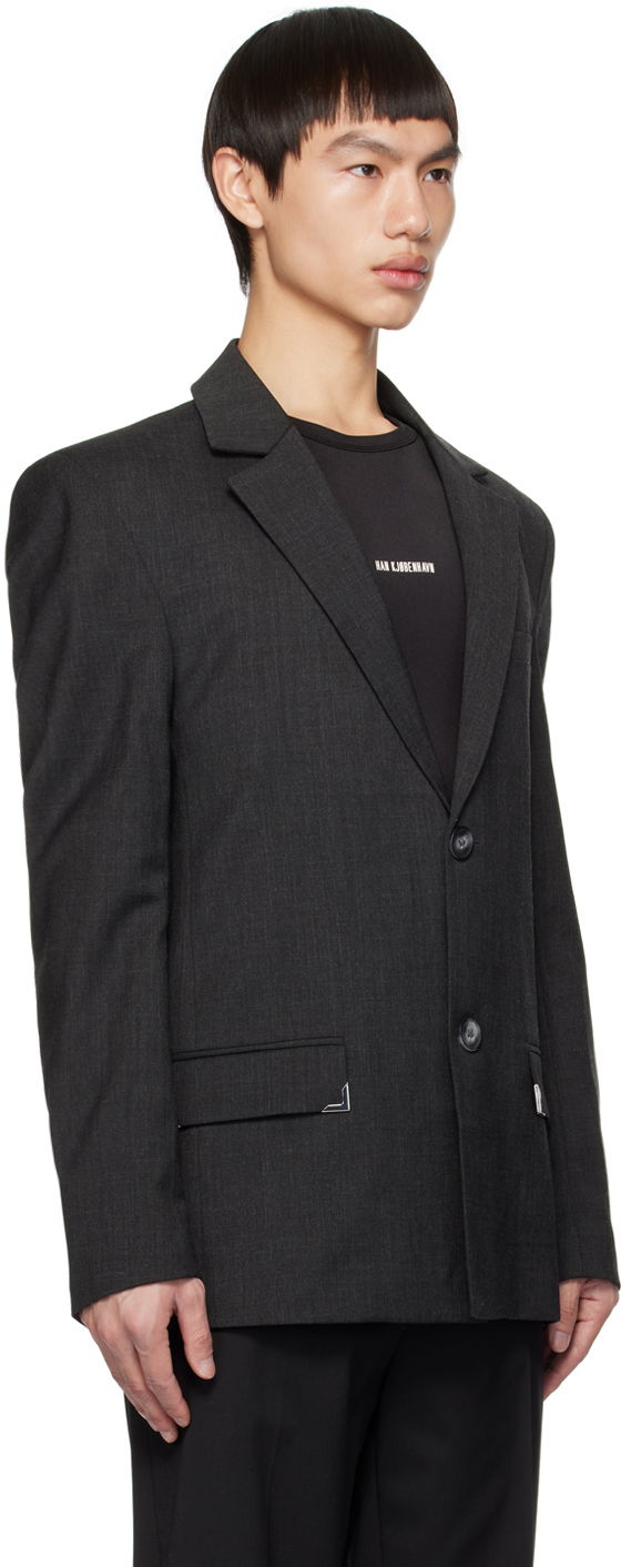 Bunda Han Kjøbenhavn Single-Breasted Blazer Čierna | M-131131, 1