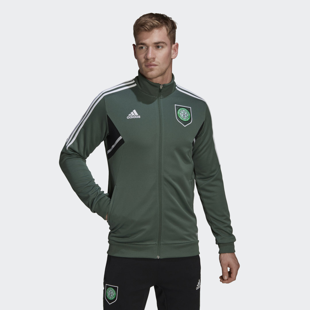 Bunda adidas Originals Celtic FC Condivo 22 Track Jacket Zelené | HA5435, 0