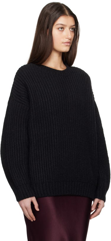 Sveter Anine Bing ANINE BING Sydney Knit Sweater Čierna | A-09-0277-000, 4