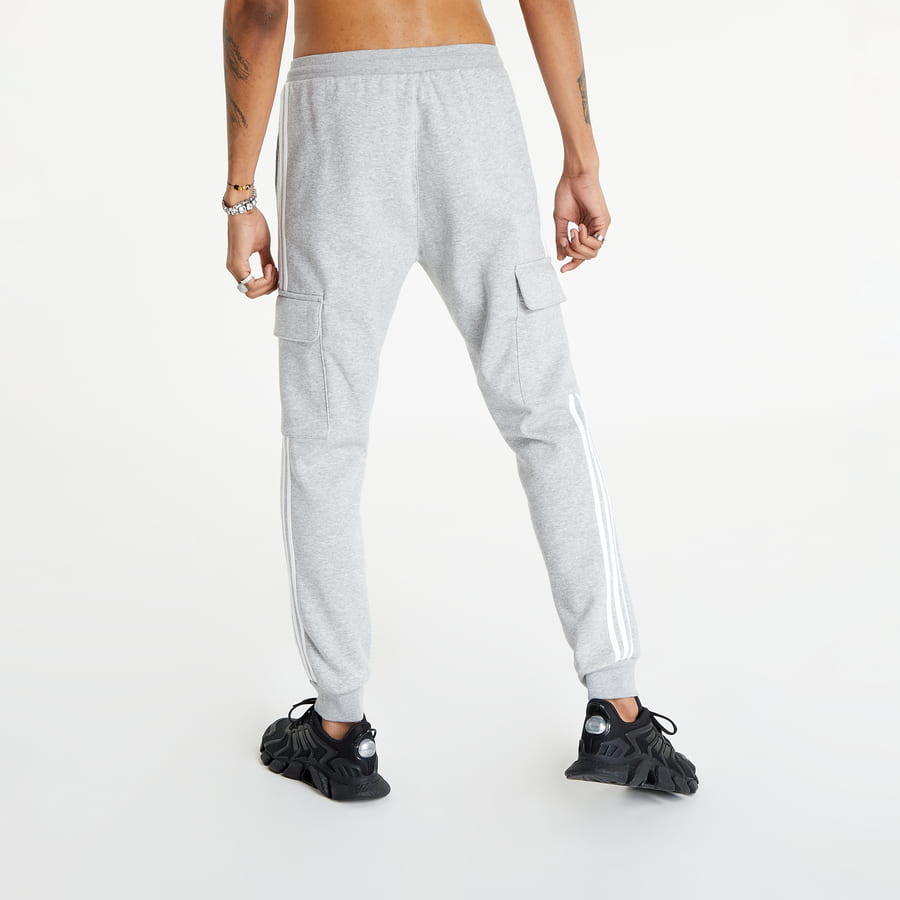 Cargo nohavice adidas Originals Adicolor 3-Stripes Cargo Slim Šedá | hk9688, 1