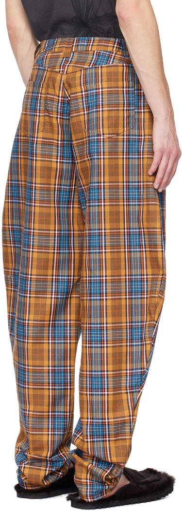 Nohavice Collina Strada Collina Strada GRR Plaid Trousers Oranžová | XX6428, 2