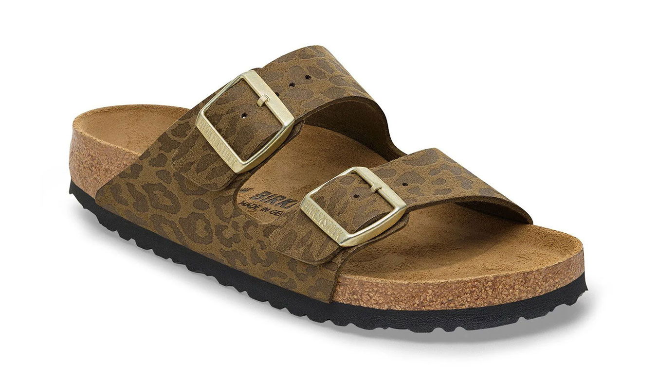 Tenisky a topánky Birkenstock Arizona Synthetik Regular Fit Leopard Print Sandal Hnedá | 1030594, 1
