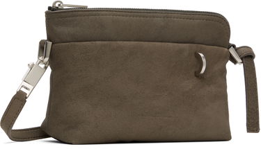 Taška cez rameno Rick Owens Rick Owens Hollywood Adri Small Suede Crossbody Bag Zelené | RA01E0625 LBAPA, 1