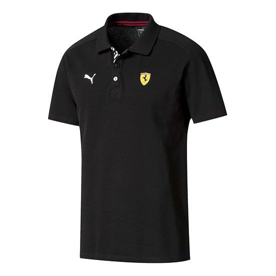 Polo tričko Puma Scuderia Ferrari Classic Polo Shirt Čierna | 762387-02, 0