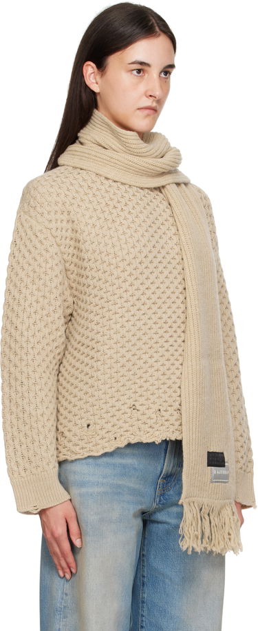 Sveter Maison Margiela MM6 Maison Margiela Knit Sweater with Scarf Šedá | S52HL0049 M13132, 4