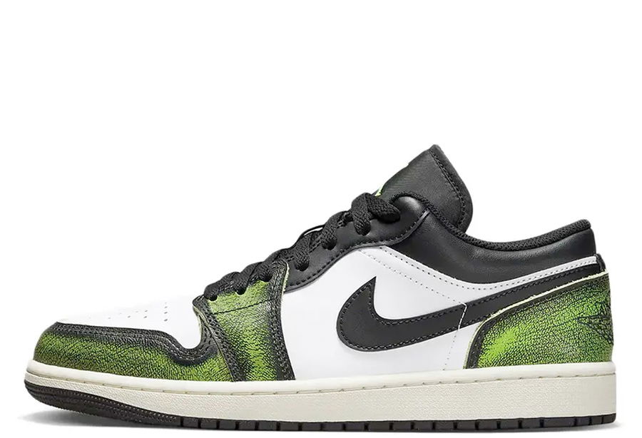 Air Jordan 1 Low Wear-Away "Electric Green"