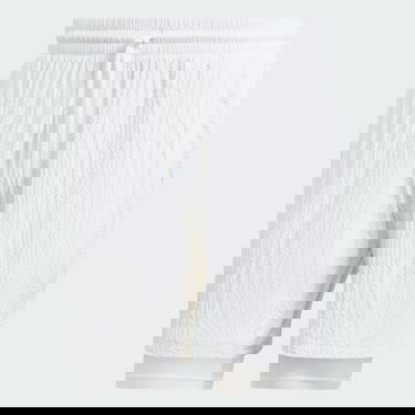 Šortky adidas Performance AEROREADY Pro Two-in-One Seersucker Tennis Shorts Biela | IA7101, 5