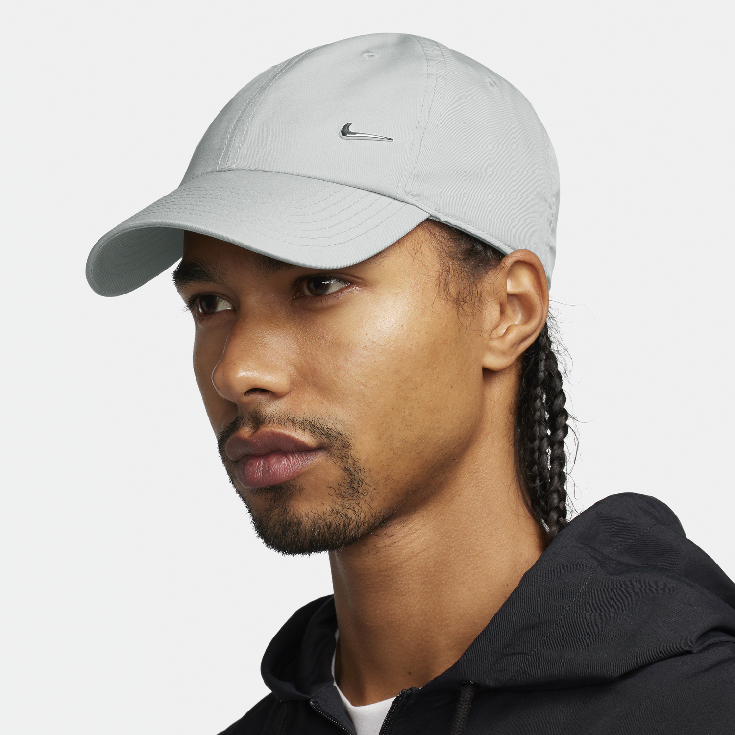 Šiltovka Nike Dri-FIT Club Swoosh Logo Šedá | FB5372-077, 1
