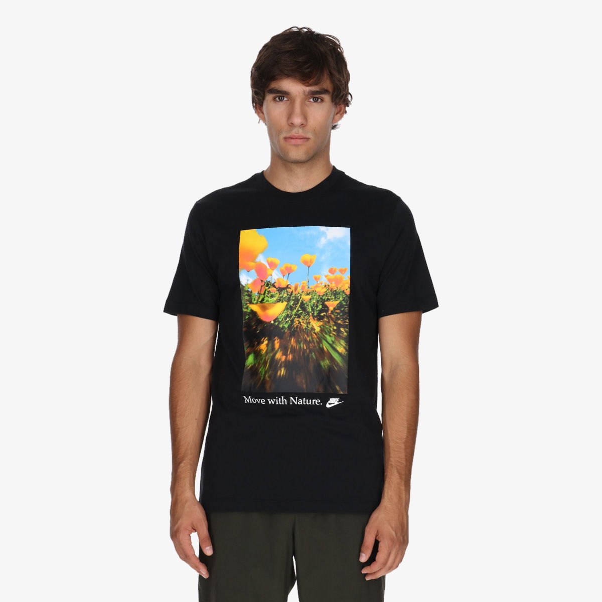 Tričko Nike T-Shirt with Poppy Print Čierna | HJ0592-010, 0