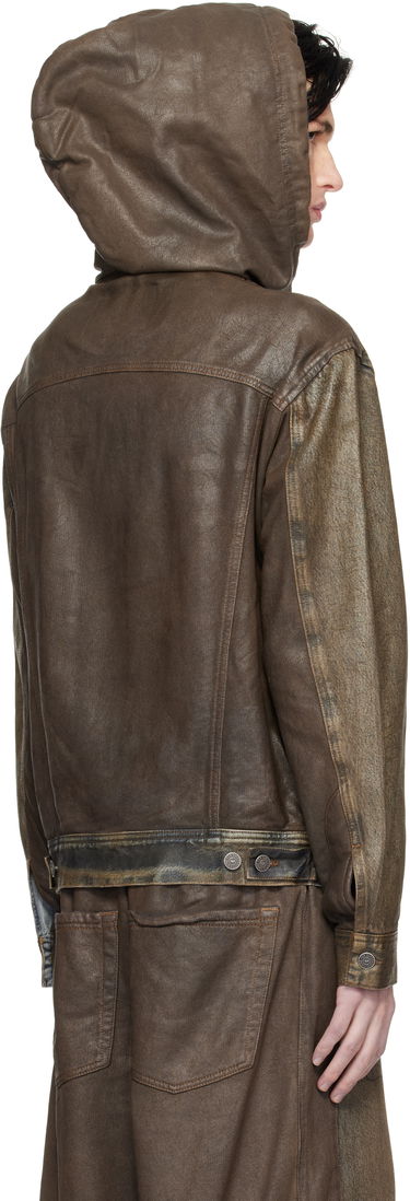 Bunda Diesel Hooded Denim Jacket Hnedá | A14260-0CBDM-5EV, 2