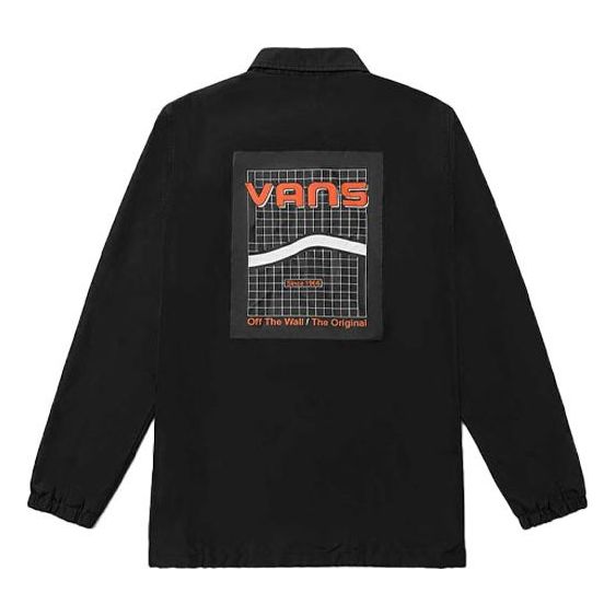 Vetrovka Vans Long Sleeve Coaches Jacket Čierna | VN0A5H8OBLK, 0