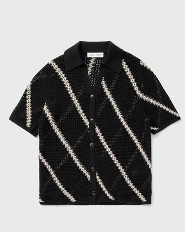 Sveter Samsoe Samsoe Samsøe & Samsøe Saisha Knitted Polo Shirt Čierna | F24200030-BLACK-ST, 2