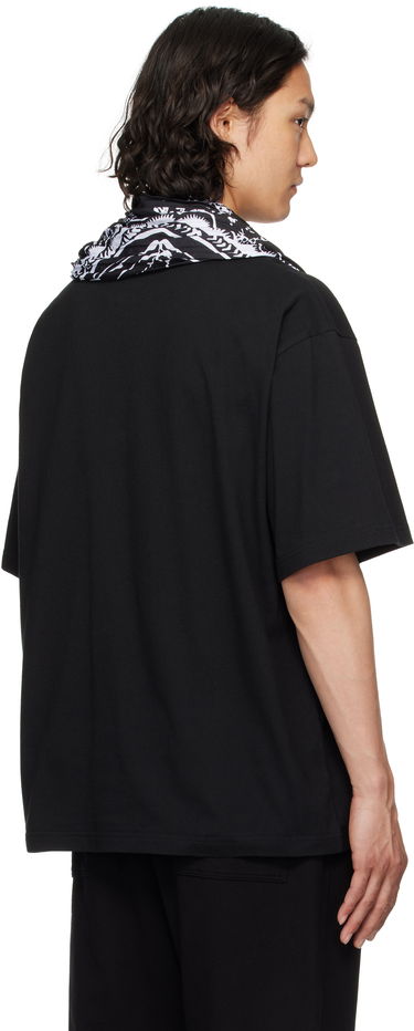 Tričko We11done We11done Wrinkled Muffler T-Shirt Čierna | WD-TT1-25-732-U-BK, 2