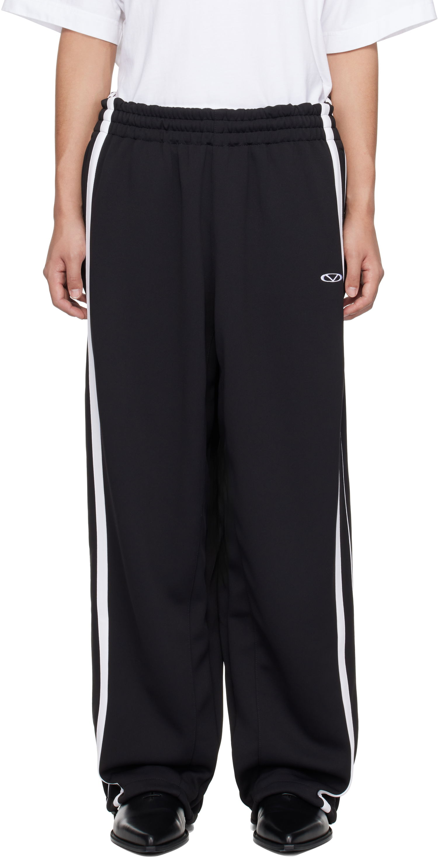 Tepláky VETEMENTS Vetements Oval Logo Gym Sweatpants Čierna | UA66PA310B, 0