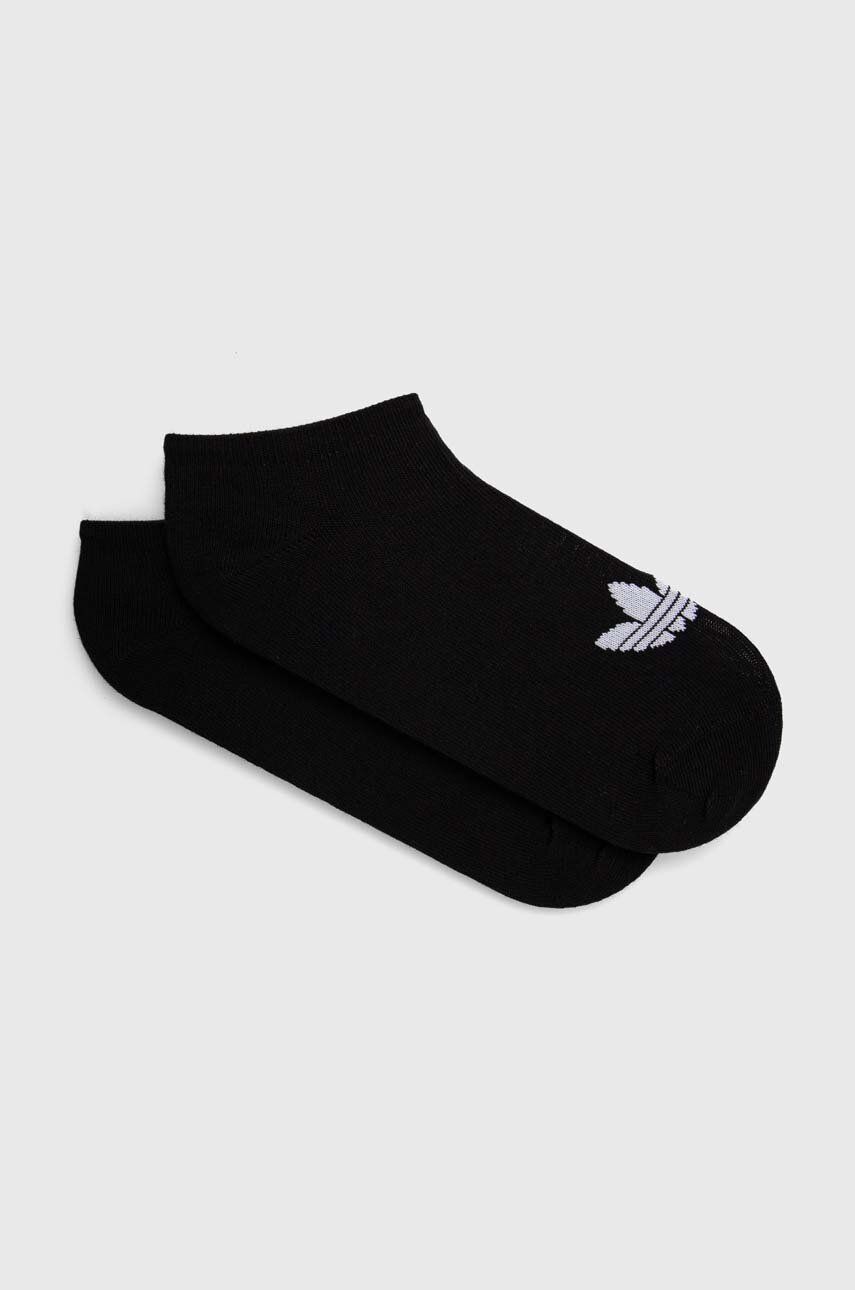 Ponožky adidas Originals Trefoil Liner 6-pack Socks Čierna | IJ5624, 0