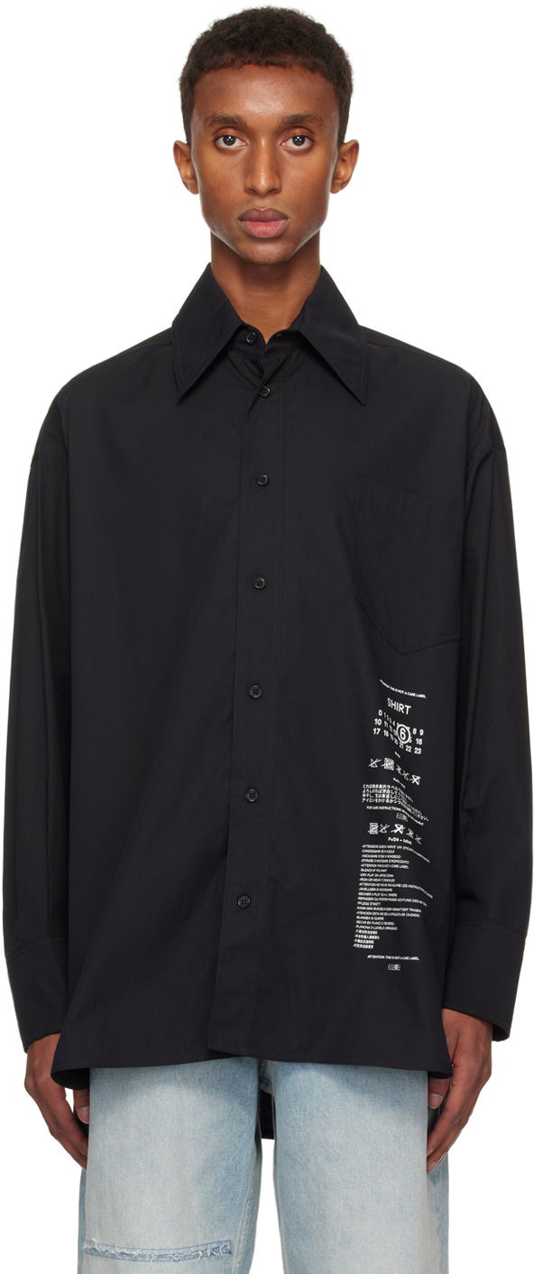 Košeľa Maison Margiela Poplin Shirt Čierna | SH0DT0014 M35152, 0