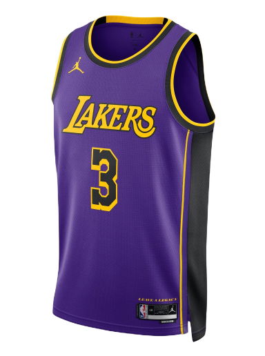 Tielko Jordan Dri-FIT NBA Swingman Jersey Los Angeles Lakers Statement Edition Anthony Davis Fialová | DO9530-504