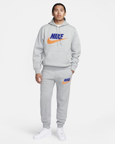 Mikina Nike Club Fleece Hoodie 2XL Šedá | FN3104-063, 5