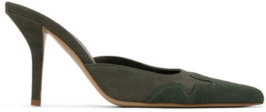 Šperky Miaou GIABORGHINI Edition June Suede Mules Zelené | JUMU-LNLS, 0